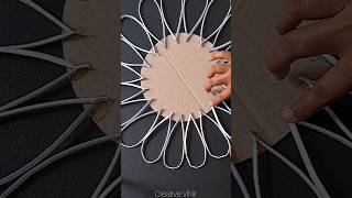 DIY Paper Flower Wall hanging ? shorts diy craft homedecor youtubeshorts ashortaday