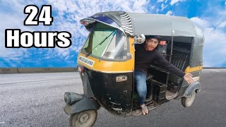 24 Hours In Auto Rikshaw Challenge !