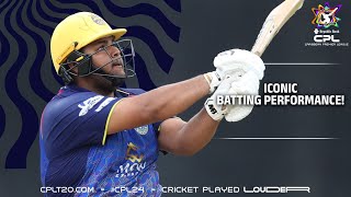 Azam Khan and Rahkeem Cornwall SMASH a Huge Game-Changing Score ! | CPL Memories