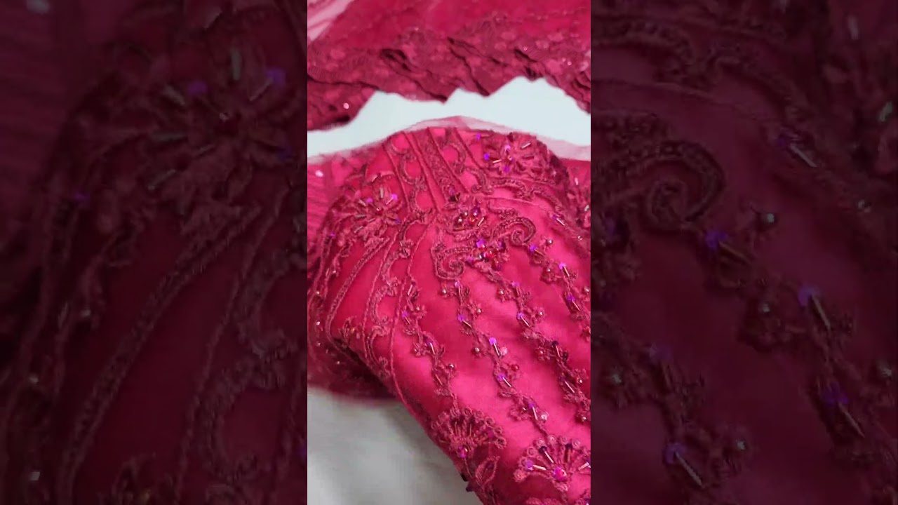 Kanwal Malik AMAL Embroidered/Hand Embellished Net 3 Piece
