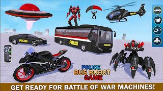 Bus Robot Car War Alien Attack Multi Robot Transformation | Android Gameplay screenshot 5