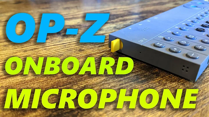 The OP-Z has an Onboard Microphone!
