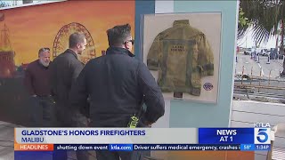 Gladstones honors firefighters who protected Malibu from wildfires