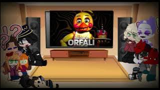 Familia Afton ???(antes de C.C morrer)reagem Rap do Five Nights at Freddy's !MY AU ! BR