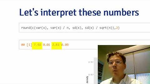 Statistical Inference, Variance data example   Johns Hopkins University Cour