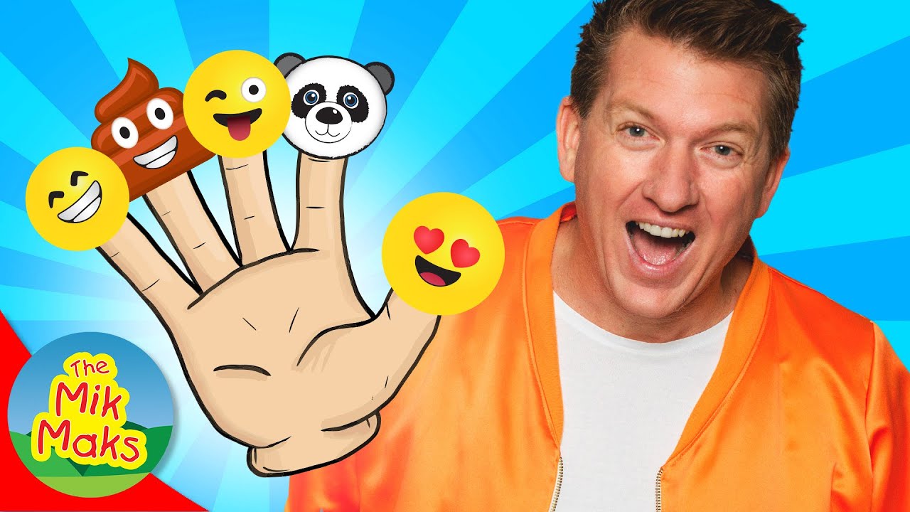 Finger Family Emoji Song  Nursery Rhymes  TheMikMaks