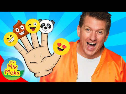 Finger Family Emoji Song | Nursery Rhymes | @The Mik Maks