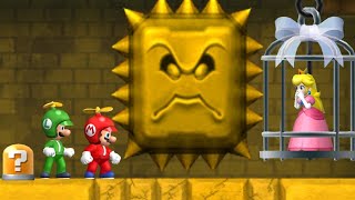 New Super Mario Bros. Wii Mega Mix - Walkthrough - 2 Player Co-Op #03