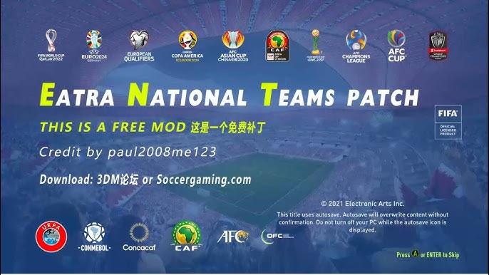 FIFA 22 International Expansion Mod