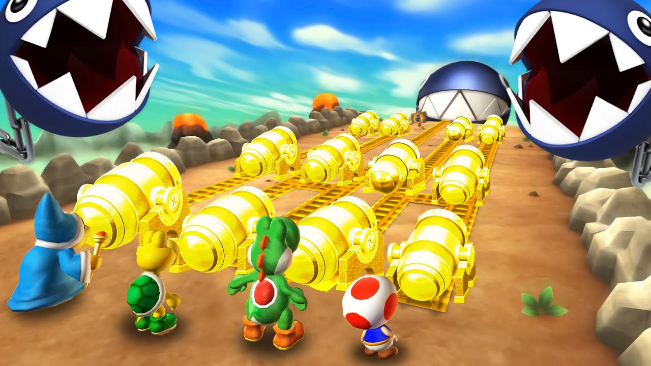 Mario Party 9 Minigames - Kamek vs Koopa Troopa vs Toad vs Yoshi (Master CPU) #MarioGame