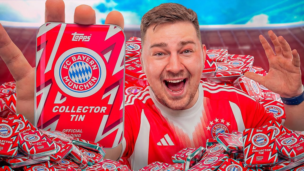 POLOWANIE NA LENNARTA KARLA! OTWIERAMY 5x BAYERN MONACHIUM TIN COLLECTOR!