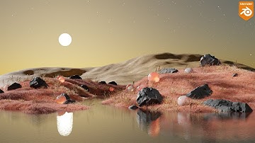 How to Create Surreal landscape in Blender