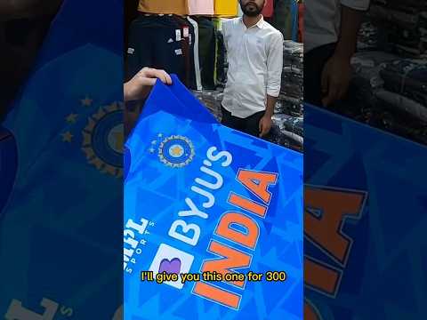 Buying A  Indian Cricket Jersey 🏏🇮🇳 #india #cricket #indiancricket #sports