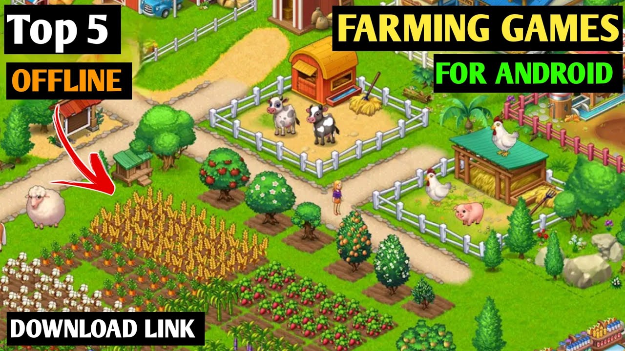 Top 5 Offline Farming Games For Android Under 200MB || Best Offline Farming Games 2024..
