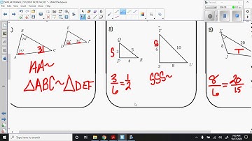 Geo Unit 6 - proving similarity