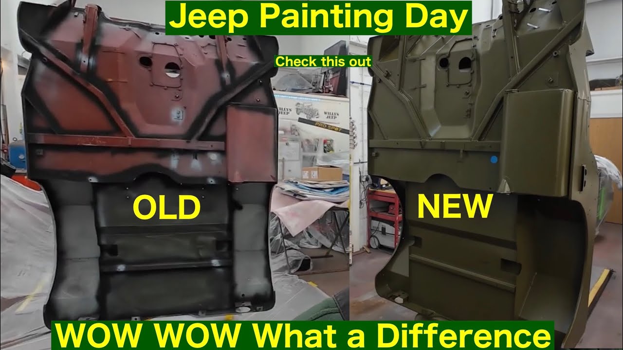 The Day Has Arrived It’s Jeep Painting Day