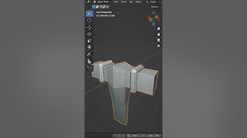 Modeling SciFi Hammer In Blender Tutorial Part 1#shorts #blender #blender3d