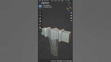 Modeling SciFi Hammer In Blender Tutorial Part 1#shorts #blender #blender3d