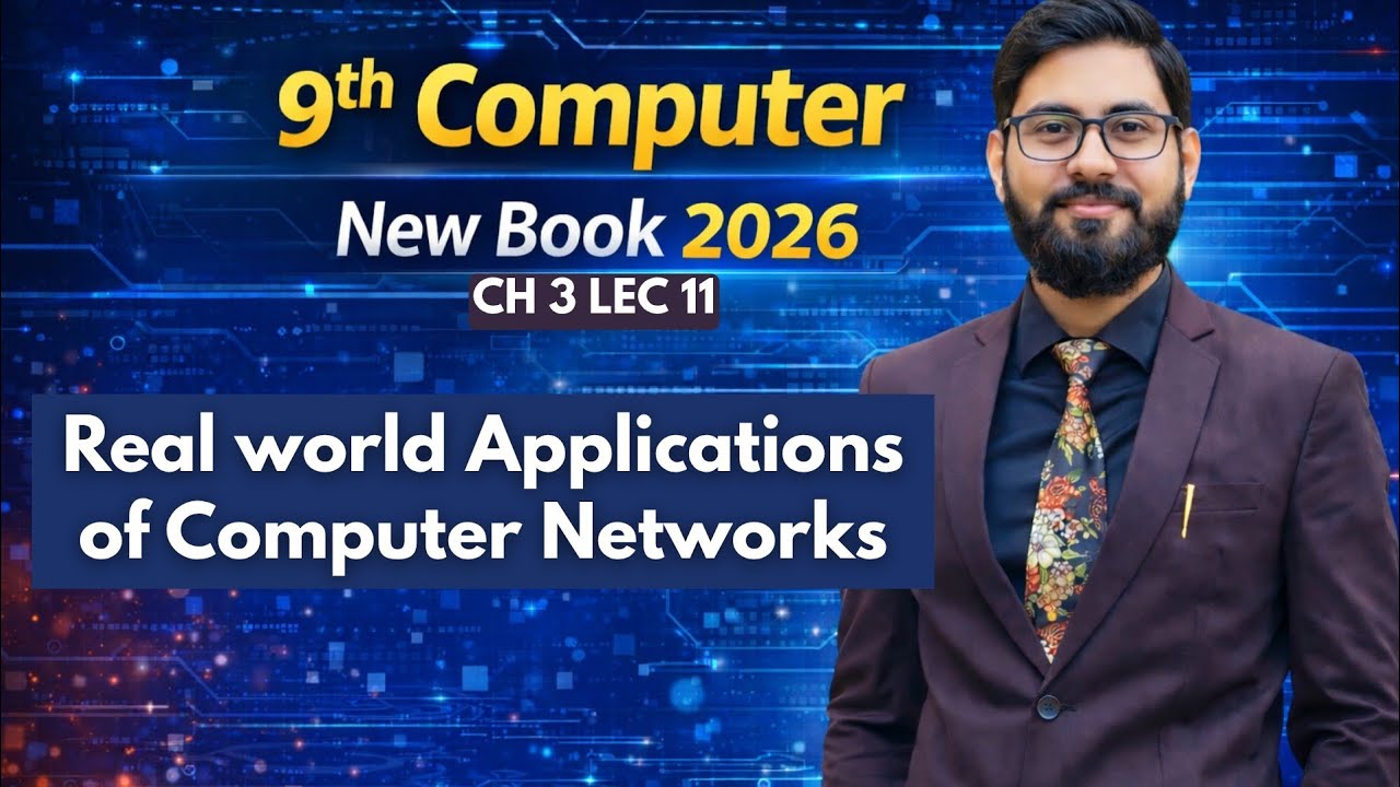 Computer Network Real Application Real world Applications of Computer Networks | 9th class computer ...