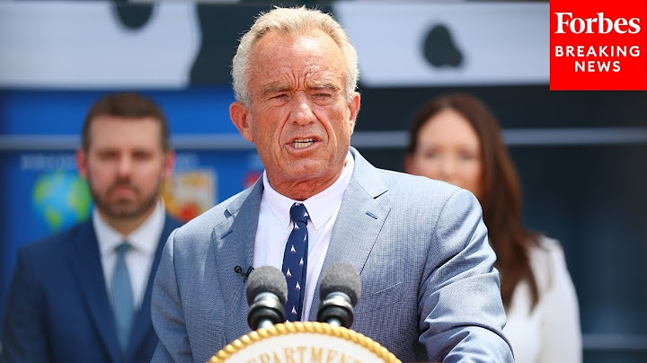 JUST IN: RFK Jr. Announces New FDA Approved Plant-Based Blue Dye