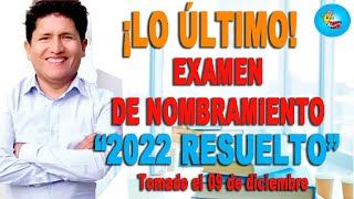 SOLVED EXAM 2022 Teacher Appointment