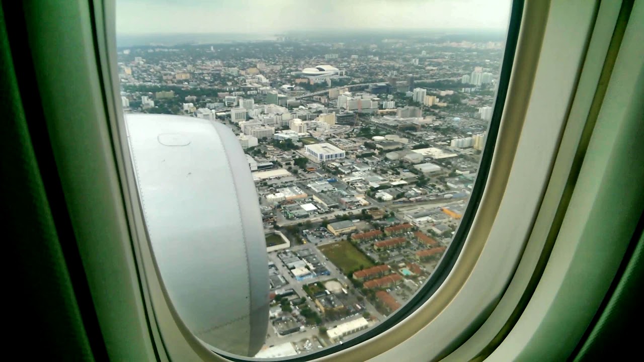 American Airlines Flight AA39 from London (LHR) to Miami (MIA), March 18, 2019