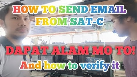 183:HOW TO SEND EMAIL FROM INMARSAT-C