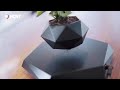 Levitating Plant Pot, Magnetic Levitation Flower Pot Rotating Planters Suspension