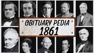 Famous People We've Lost in 1861 - Obituary in 1861