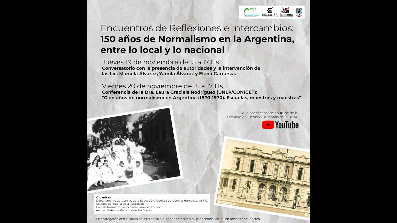 150 años de Normalismo en la Argentina, entre lo local y lo nacional