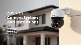 Zosi C290B Poe Camera Kit Setup & Installation Guide