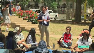 University of Texas campus protests relatively quiet ahead of anticipated unrest Wednesday