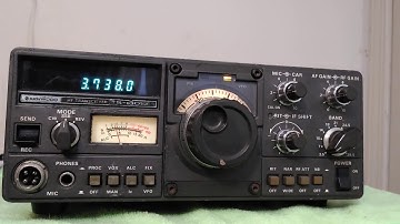 TS-130S on 75 meters receiving; Noise Blanker Effectively reduces Noise!