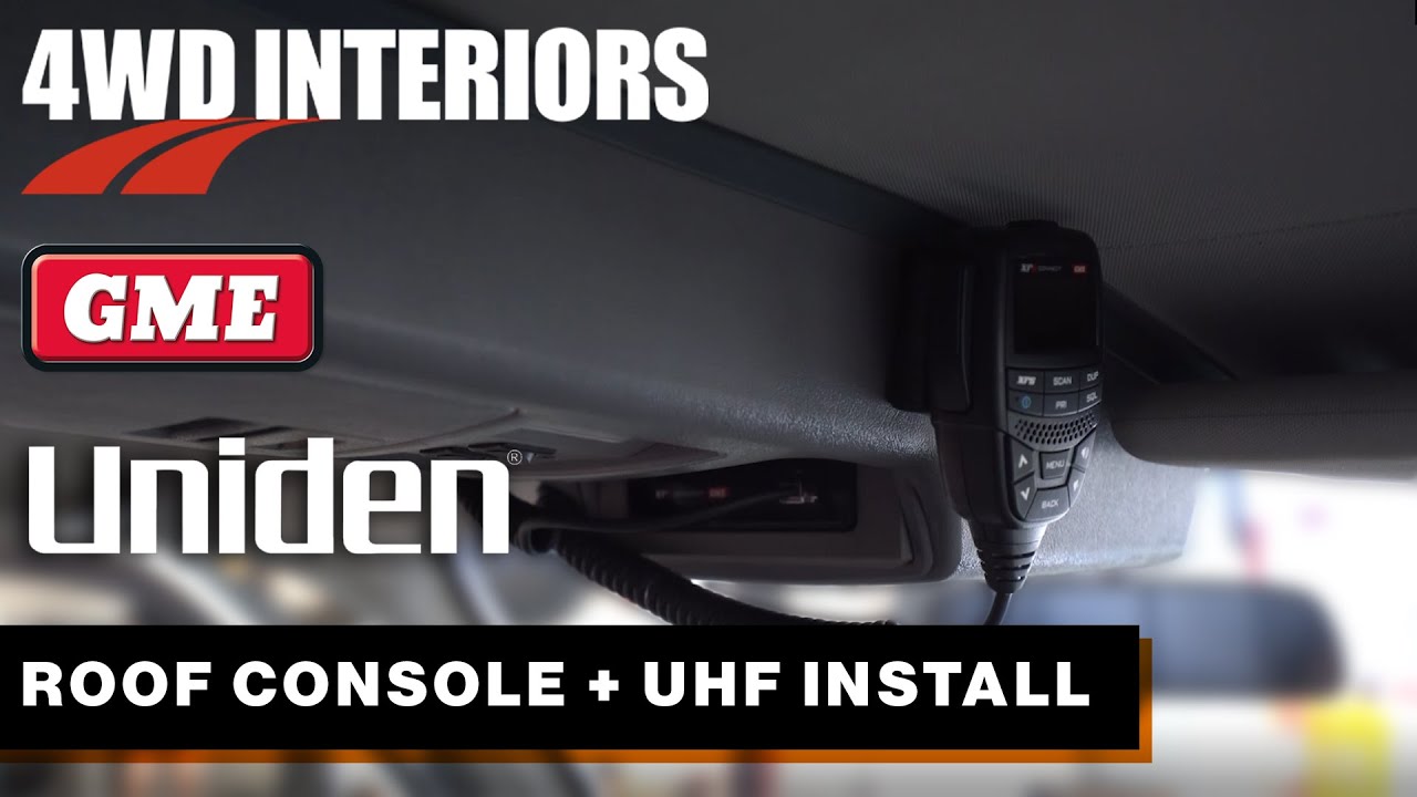 How to install an overhead roof console & UHF radio in a Land Cruiser