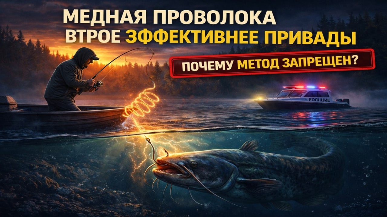 Медная проволока утраивает ваш улов — почему этот метод «запрещён»?