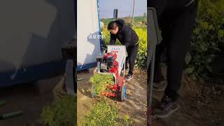 No Electricity Required Branch and Straw Crusher #Fruit Tree Pruner #Livestock Machinery  Farming #