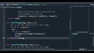 Shuffling and Reshuffling - Part 3 || Encryption and Decryption of Image || Code in Python