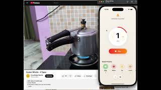 Demo: Whistle Counter iOS app screenshot 1