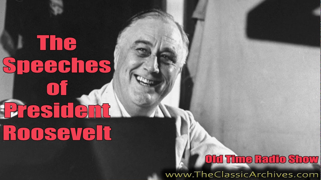 Franklin D  Roosevelt, FDR,  440612   Fireside Chat Opening Fifth War Loan Drive