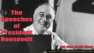 Franklin D  Roosevelt, FDR,  440612   Fireside Chat Opening Fifth War Loan Drive