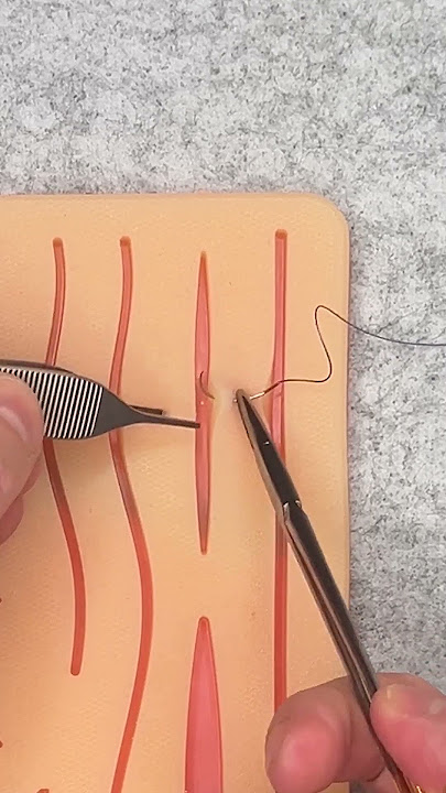How to suture  #doctor #surgery #surgeon #stitches