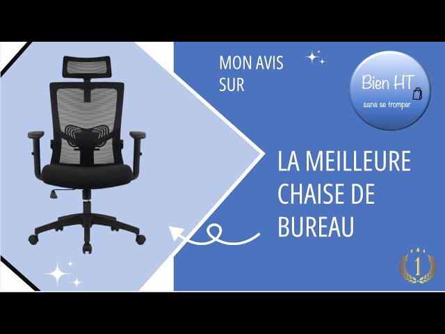 Fauteuil de bureau MAXIM - accoudoirs réglables - Appuie tête réglable - noir Pas Cher | Bureau Vallée