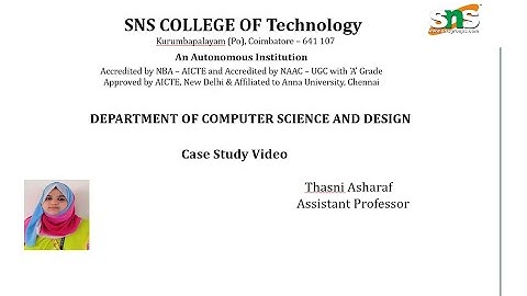 Overview of DT concept|Case Study Video|SNS INSTITUTIONS