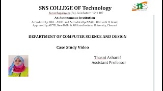 Famous Overview of DT concept|Case Study Video|SNS INSTITUTIONS Profile