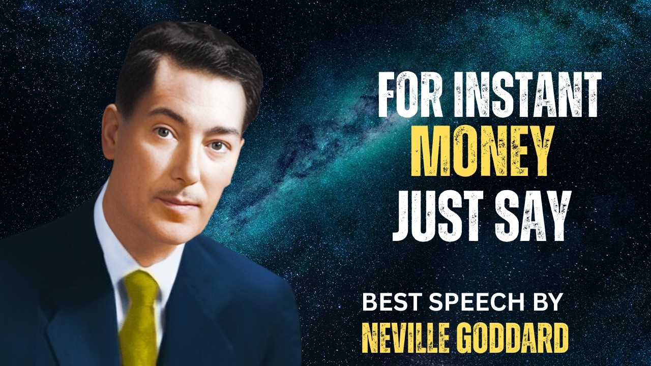 5 Words to Say to MANIFEST Money INSTANTLY - Neville Goddard Motivation