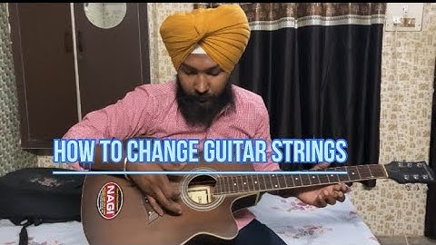 How to Change Guitar Strings (Step-by-Step for Beginners) #guitar #shorts #viral #guitarstring #ad 
