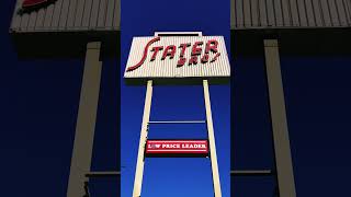 Vintage Stater Brothers Neon Sign ca 1960 s