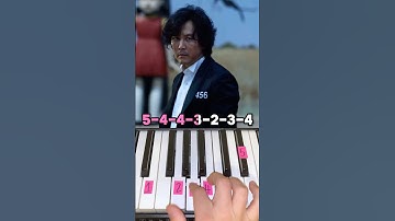 How To Play Way Back Then From Squid Game on Piano #shorts