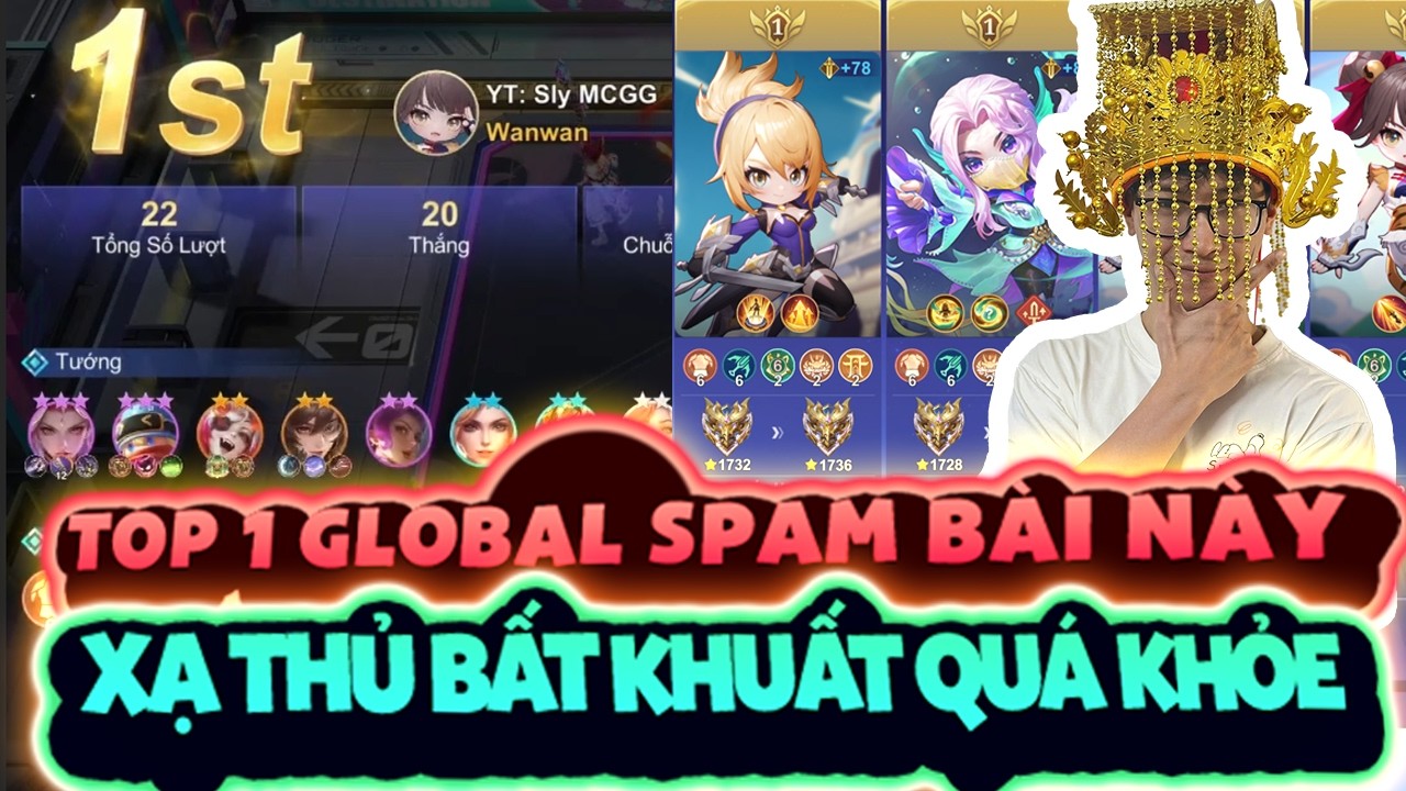 MCGG | TOP 1 TOÀN CẦU SPAM BÀI NÀY | XẠ THỦ BẤT KHUẤT ĐANG QUÁ KHỎE #MCGG #MAGICCHESSGOGO #SLY