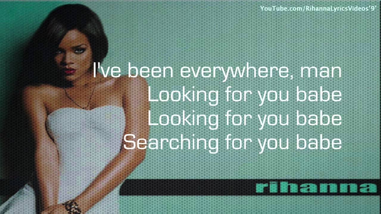 Where have you been rihanna lyrics video youtube